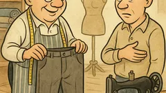 Виц: В шивашко ателие… стяга под мишниците