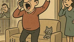 Виц: Вчера ругаеше по телефона — защо?